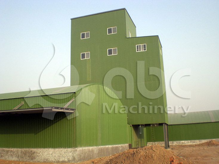 build a animal feed making factory for processing fodder pellets